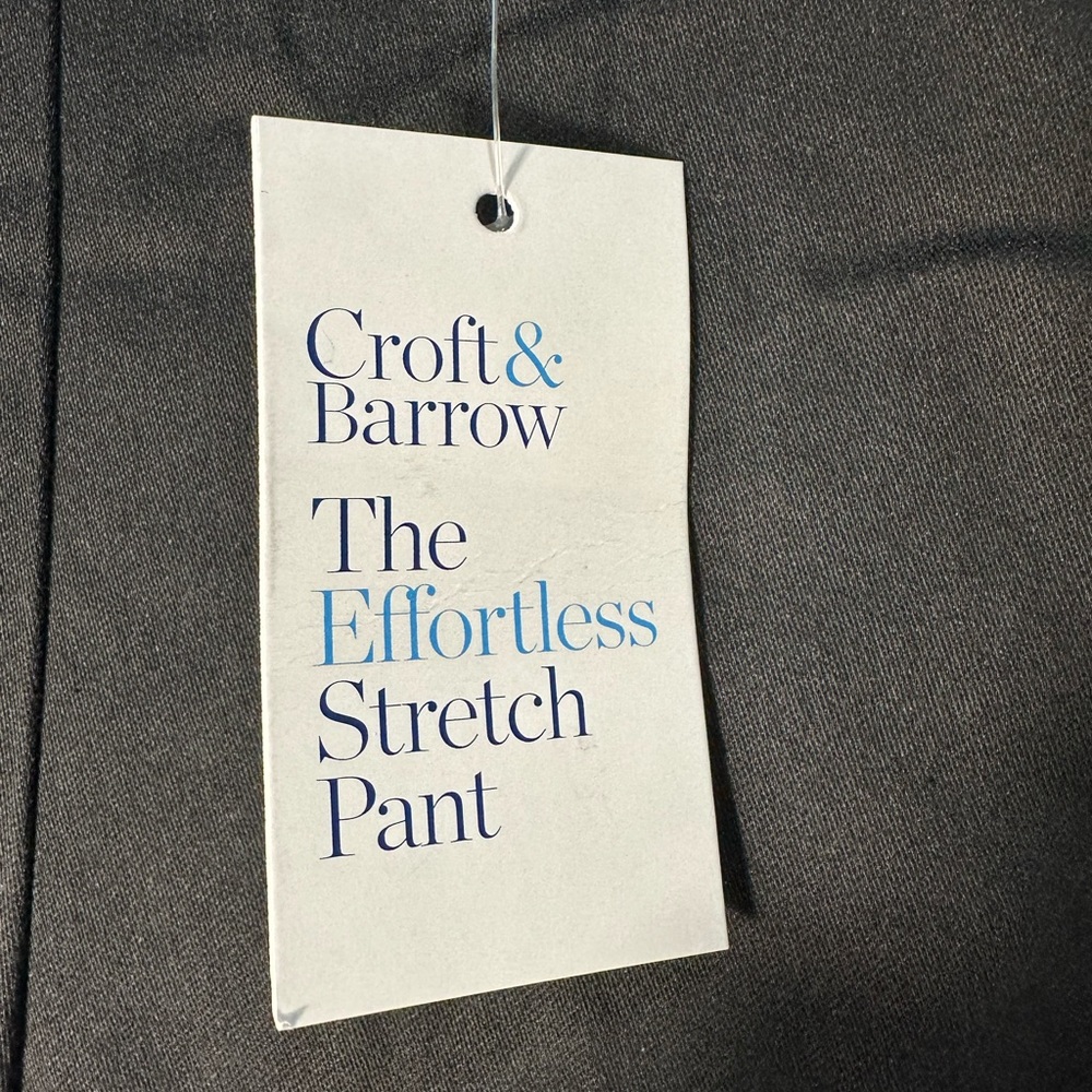 NWT Croft & Barrow women’s effortless stretch straight pull on pants SZ 8 short - Picture 4 of 7